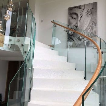 Precast Concrete Curved Staircase