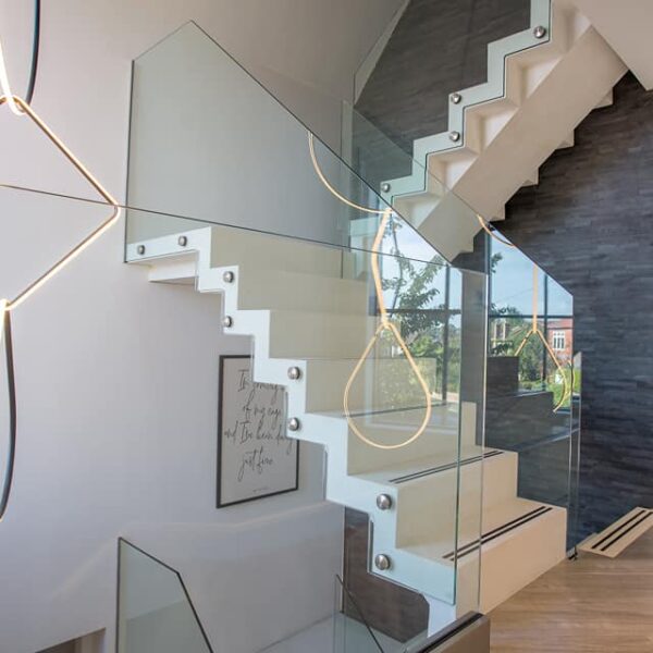 Sawtooth Concrete Stairs